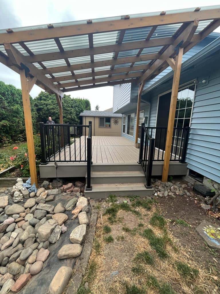 Kirkland Backyard Deck Rebuild project photo 2 in Kirland