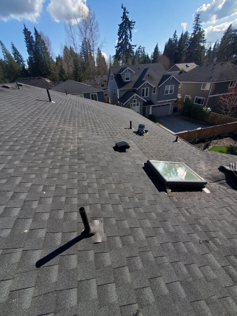 Mercer Island Roof Renovation with Flashing and Ridge Caps Mercer Island roof renovation with new flashing ridge caps and leak prevention