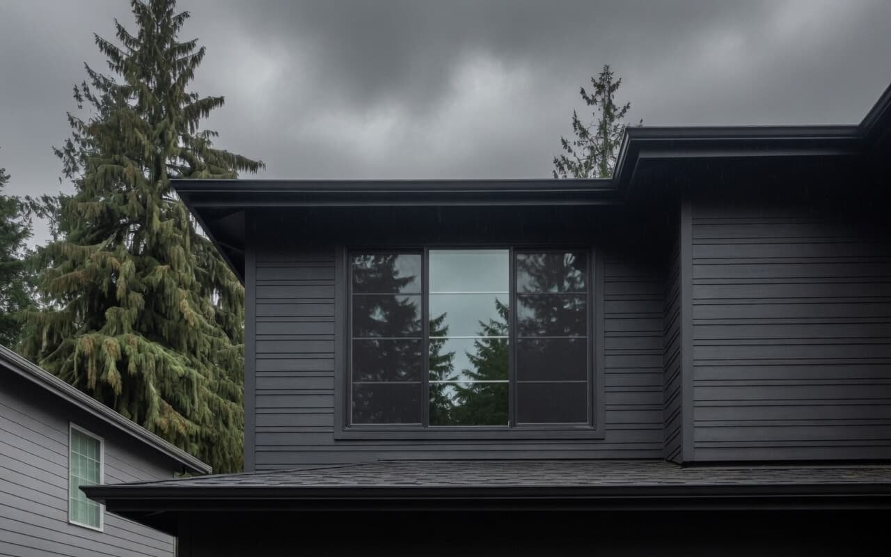 Seattle Weatherproof Roofing and Exterior Upgrade Seattle exterior renovation with weatherproof roofing by local remodeler Fine Element Construction