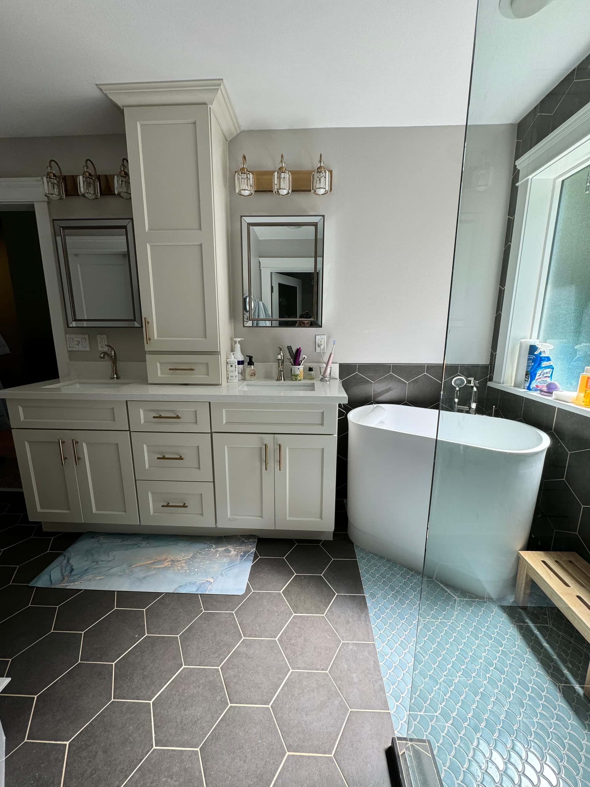 Bathroom Remodel Seattle Free Standing Tub and Shower project photo 1 in Seattle