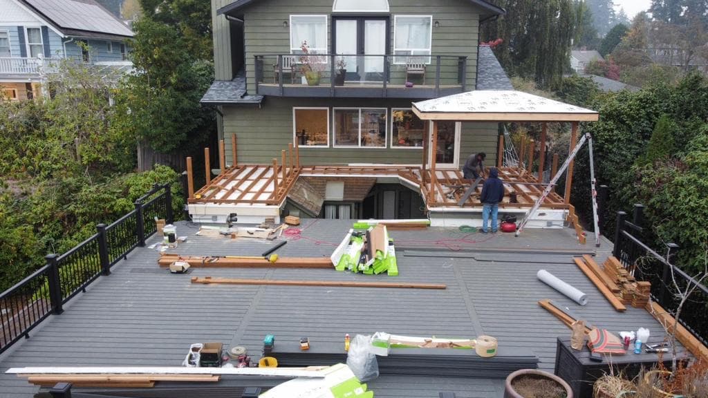 Redmond Multi-Level Deck Build photo 6 in Redmond