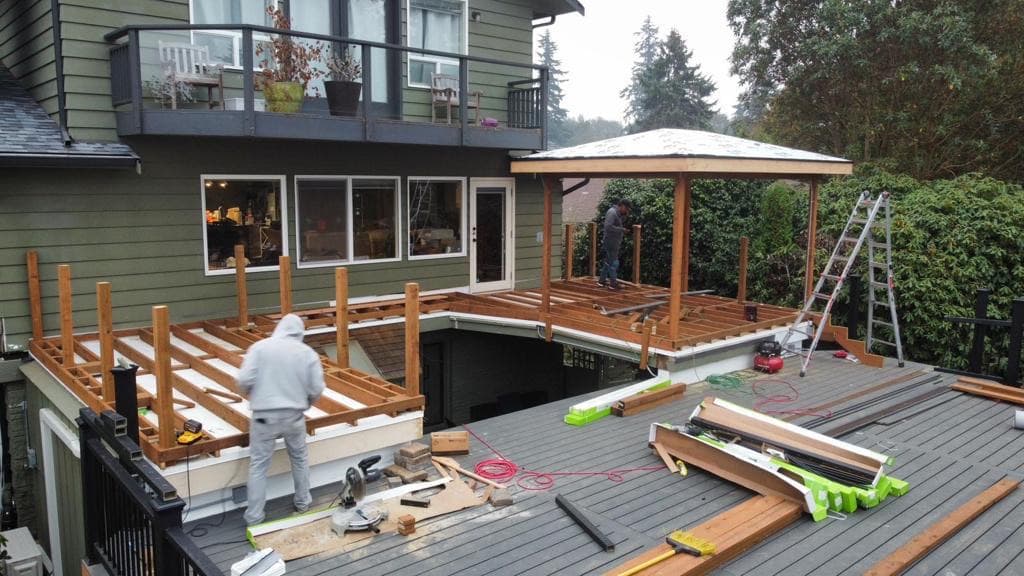 Redmond Multi-Level Deck Build photo 5 in Redmond