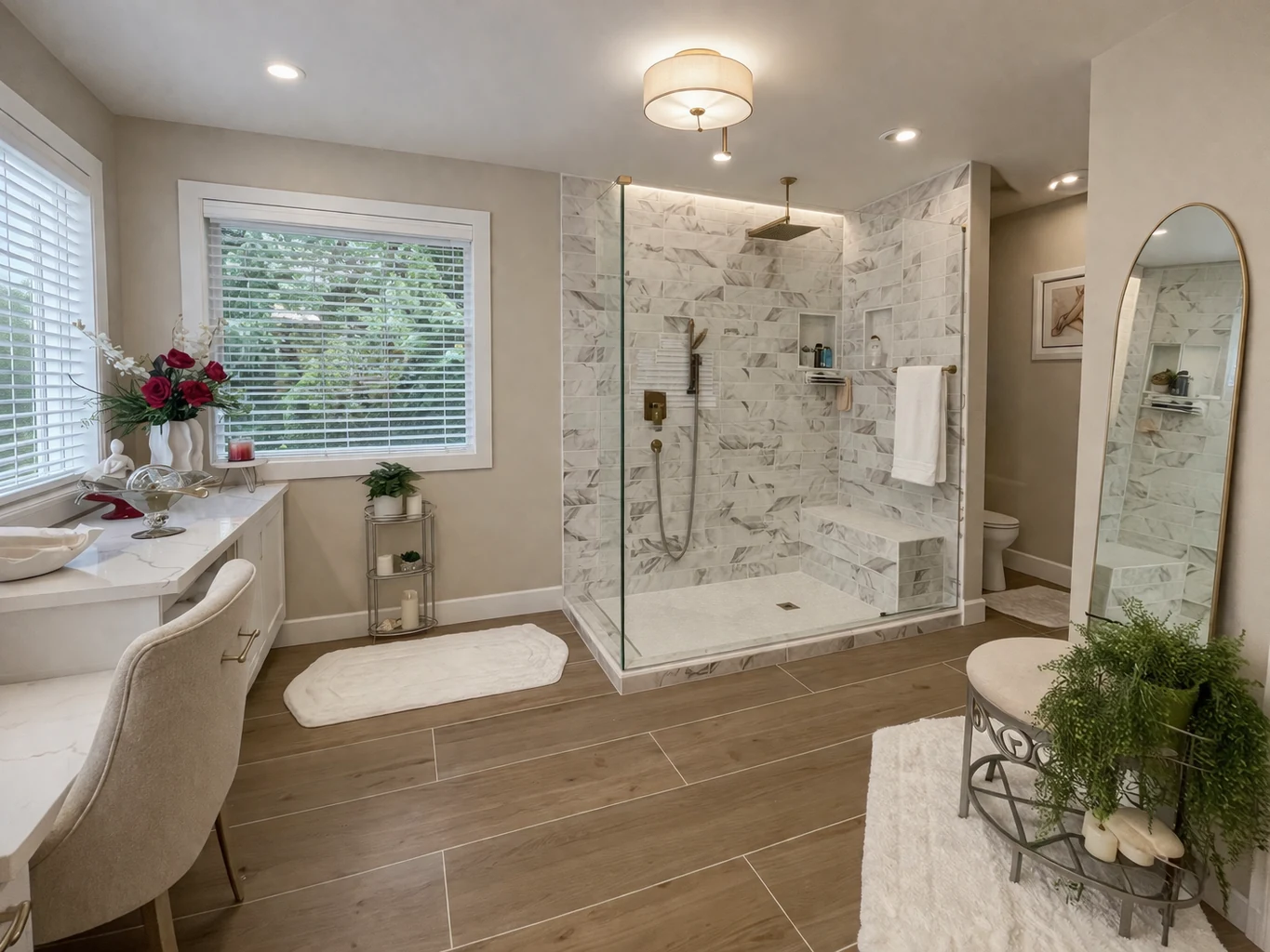 Bathroom after remodel in Seattle, Washington