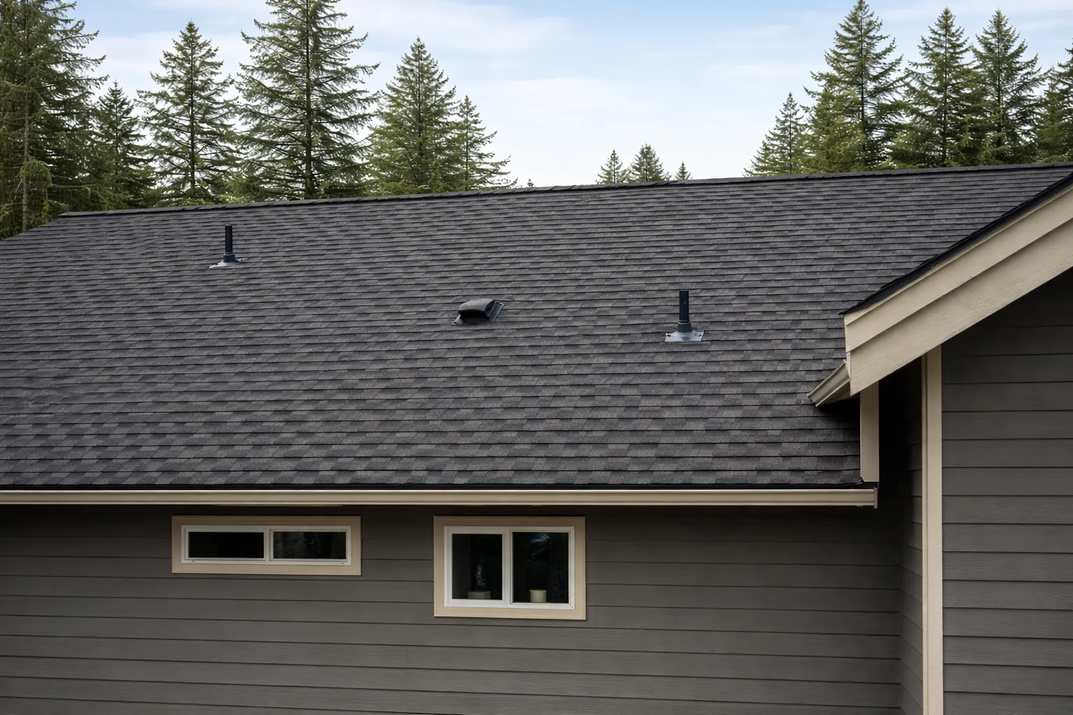 Roof replacement after photo in Bellevue, Washington